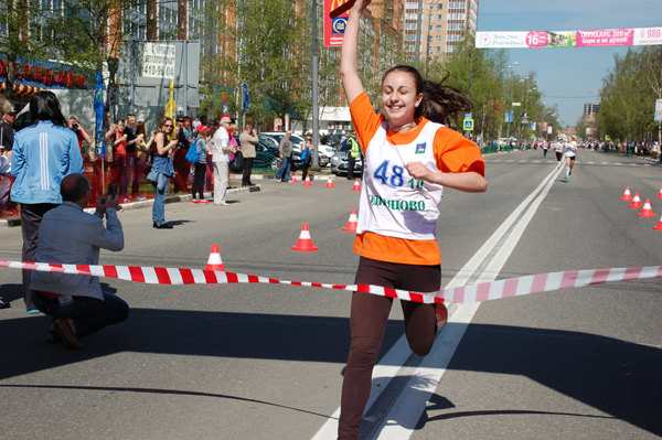 День Победы 2013: легкоатлетическая эстафета в Одинцове